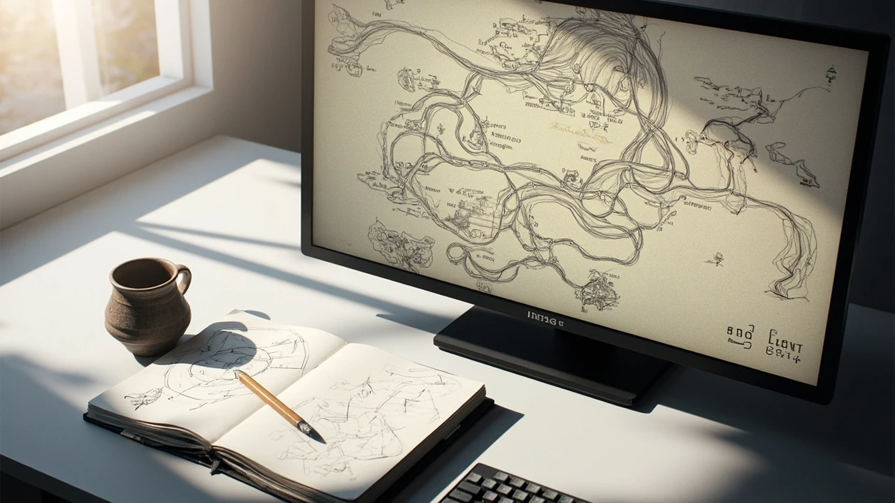 FF8 walkthrough route map illustration for Final Fantasy VIII Remastered
